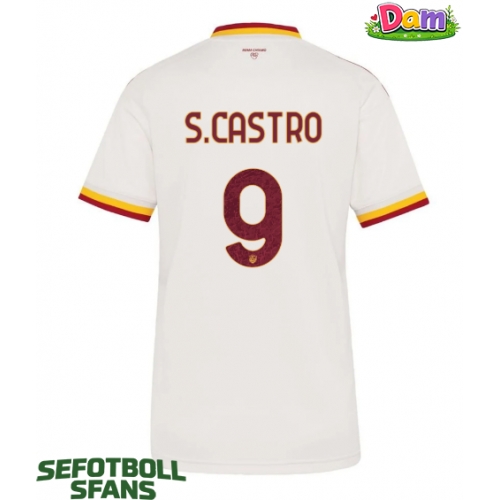 AS Roma Santiago Castro #9 Bortatröja Kvinnor 2026-27 Kortärmad